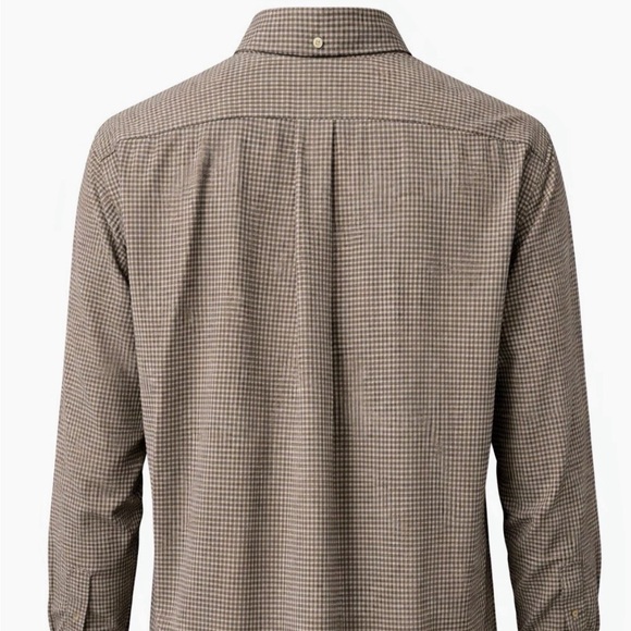 Ralph Lauren Men's Brown Checkered Casual Shirt - Picture 2 of 9